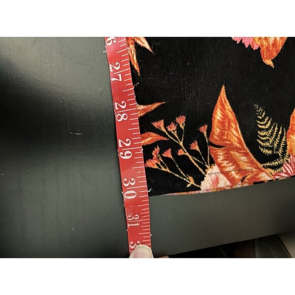 No Boundaries Size XL High Rise Floral Cord Flare Leg Jeans Whimsigoth Cottage - Picture 9 of 10